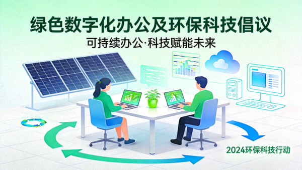 绿色数字化办公及环保科技倡议