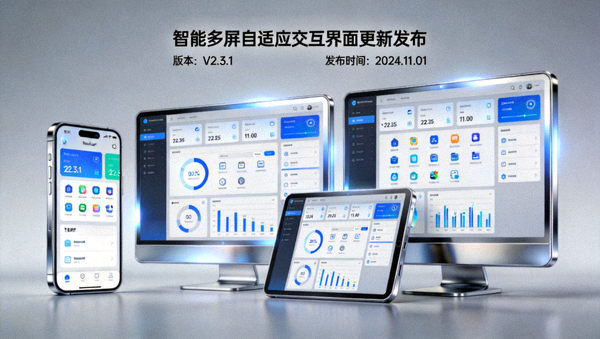 智能多屏自适应交互界面更新发布